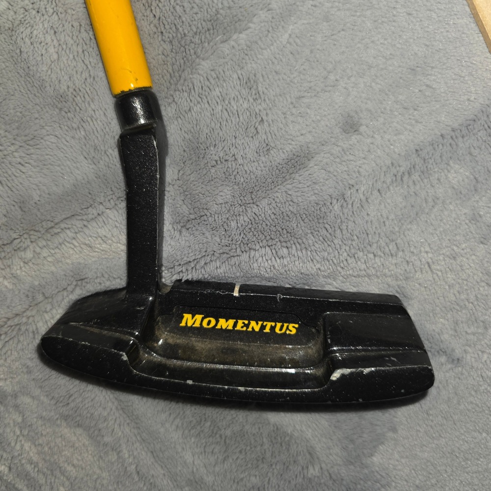 Momentus Golf Putter Trainer‎ Weighted Training Aid Yellow Shaft 35 Inch
